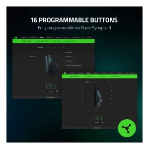 ماوس گیمینگ با سیم ریزر مدل NAGA X